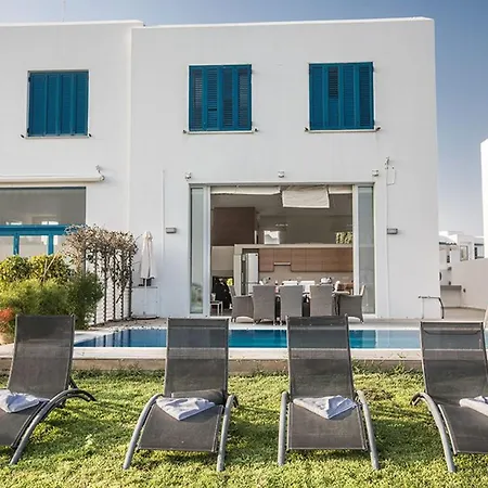 Villa Fig Tree Bay Frontline,luxury 4bdr Sea-front With Pool Protaras